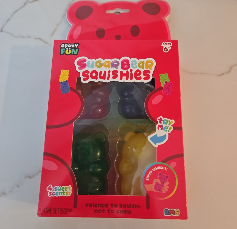Sugar Bear Squishies - Multicolor Sensory Plush Toys